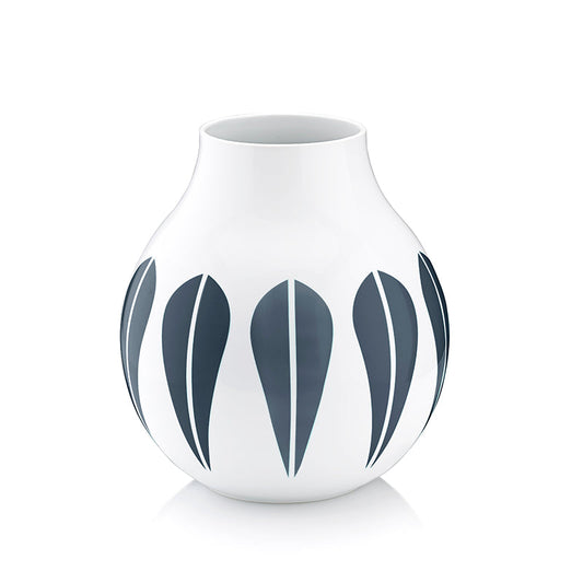Lucie Kaas, ARNE CLAUSEN COLLECTION, Lotus Vase | White, Dark Blue, Vases