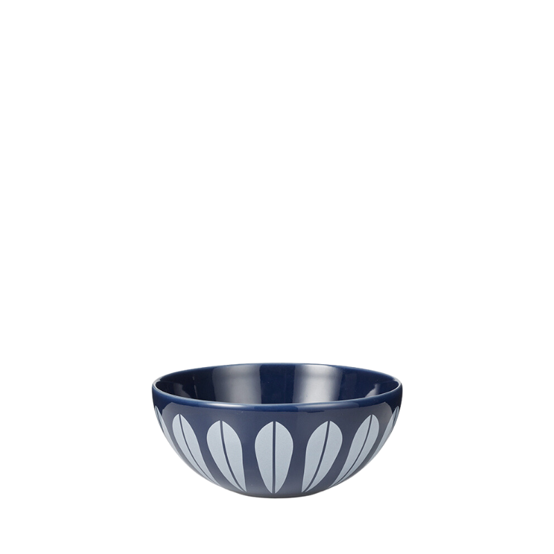 Lotus Bowl | Dark Blue, White